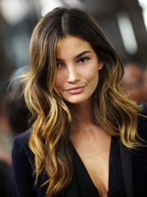 Blonde Layered Long Loose Front Wigs for White Women 100% Human Hair